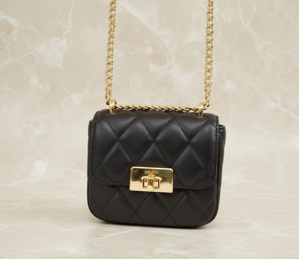 KATE SPADE CAREY MICRO FLAP QUILTED SQUARE LEATHER CROSSBODY
