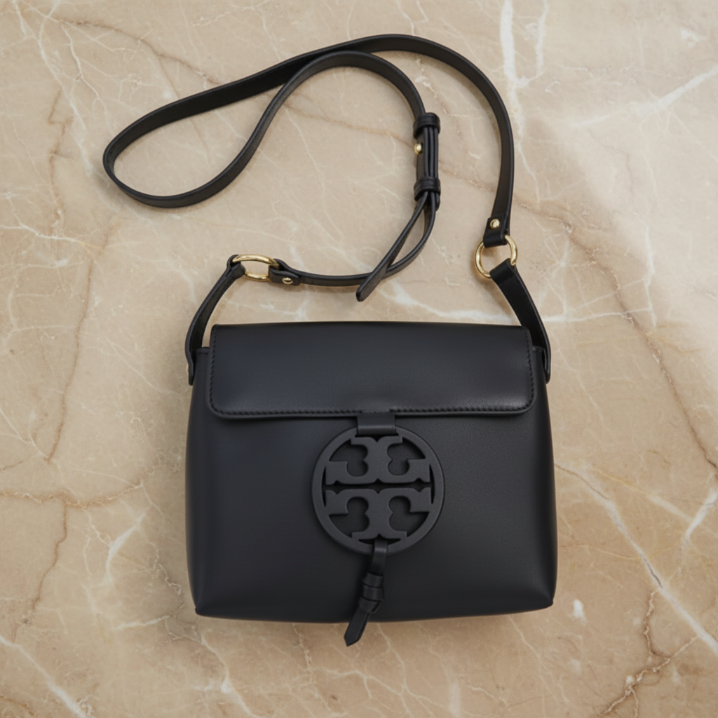 TORY BURCH MILLER CROSSBODY - BLACK