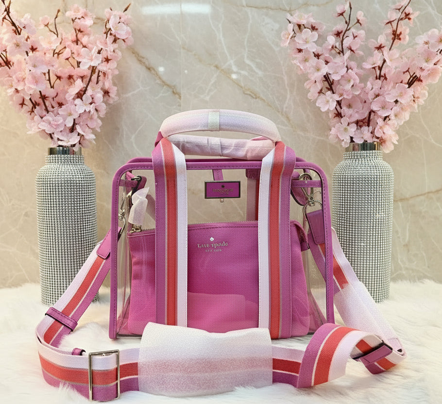 KATE SPADE SAM CLEAR SATCHEL