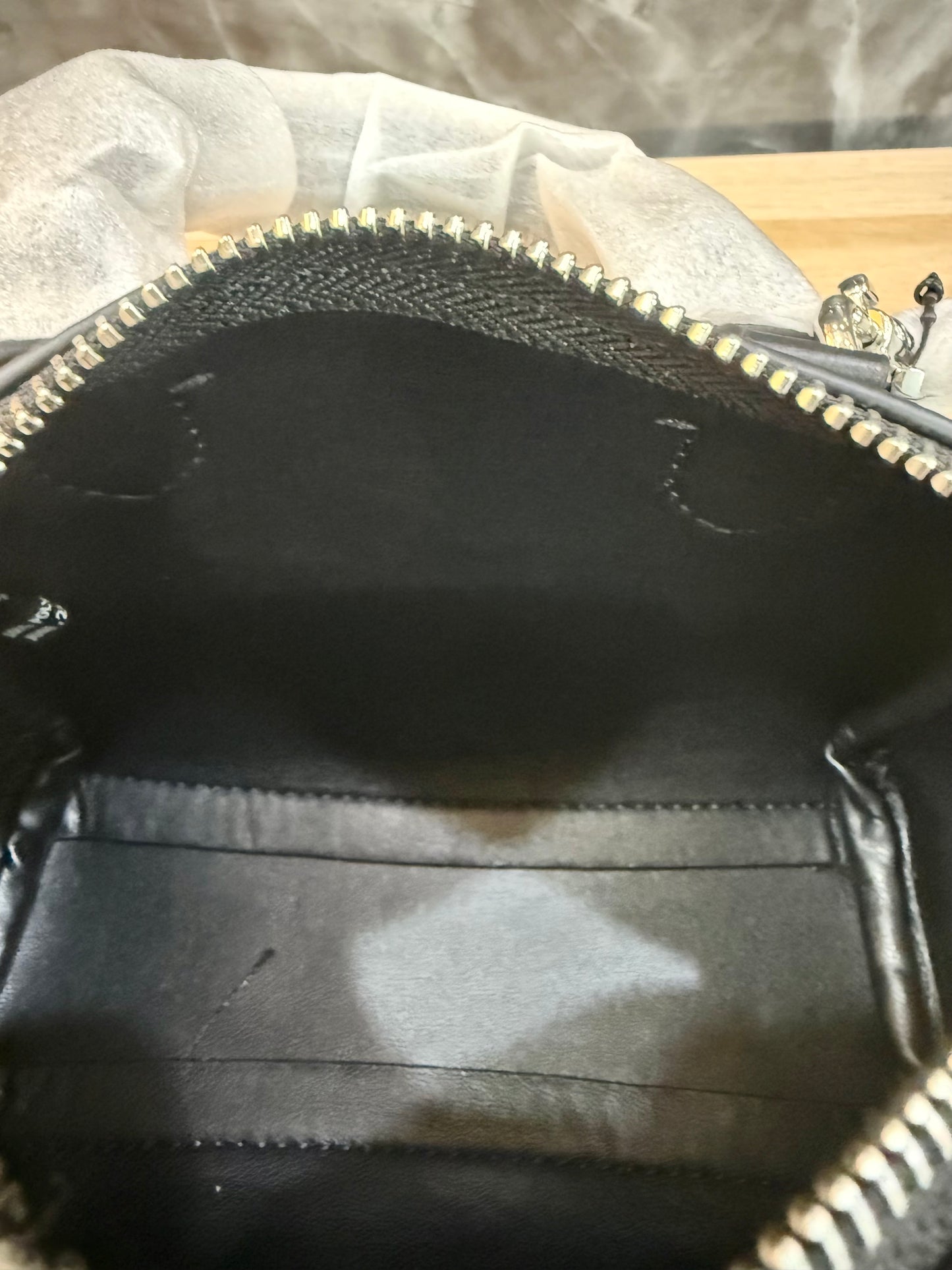DKNY NELL SATCHEL - MINI - BLACK/MARSMALLOW