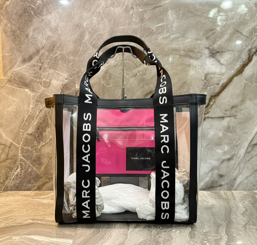 MARC JACOBS CLEAR TOTE - LARGE
