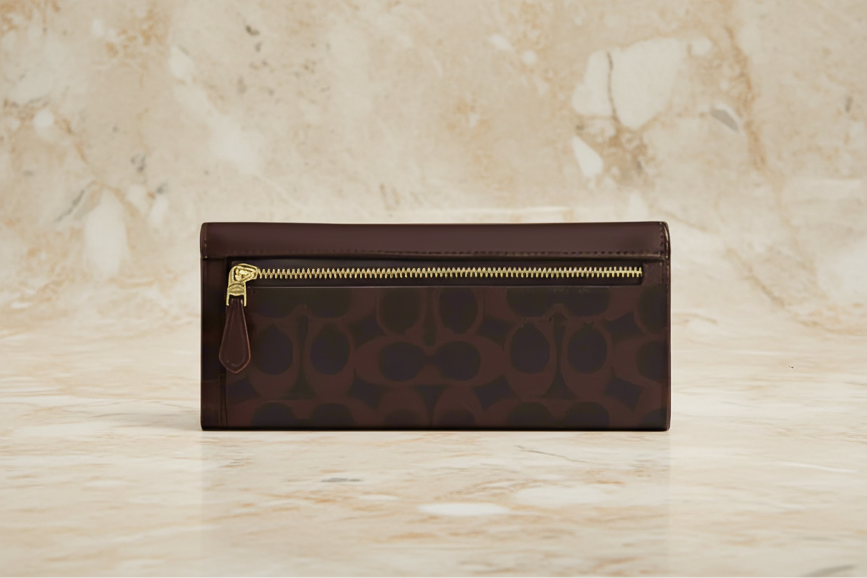 SALE‼️COACH MILA LONG SLIM FLAP WALLET ( FR. BOUTIQUE STORE - DISPLAY ITEM )