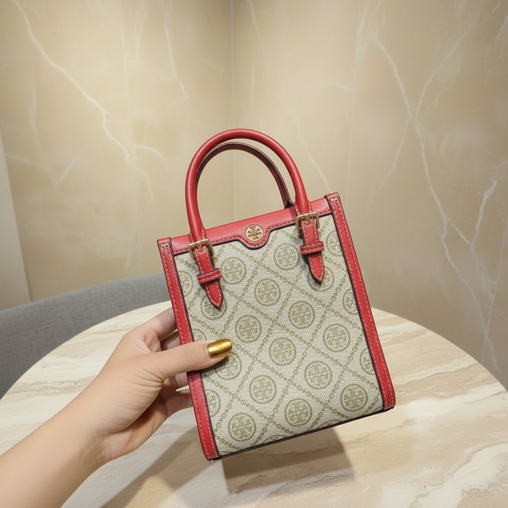 SALE‼️‼️TORY BURCH MINI JACQUARD T MONOGRAM TOTE -