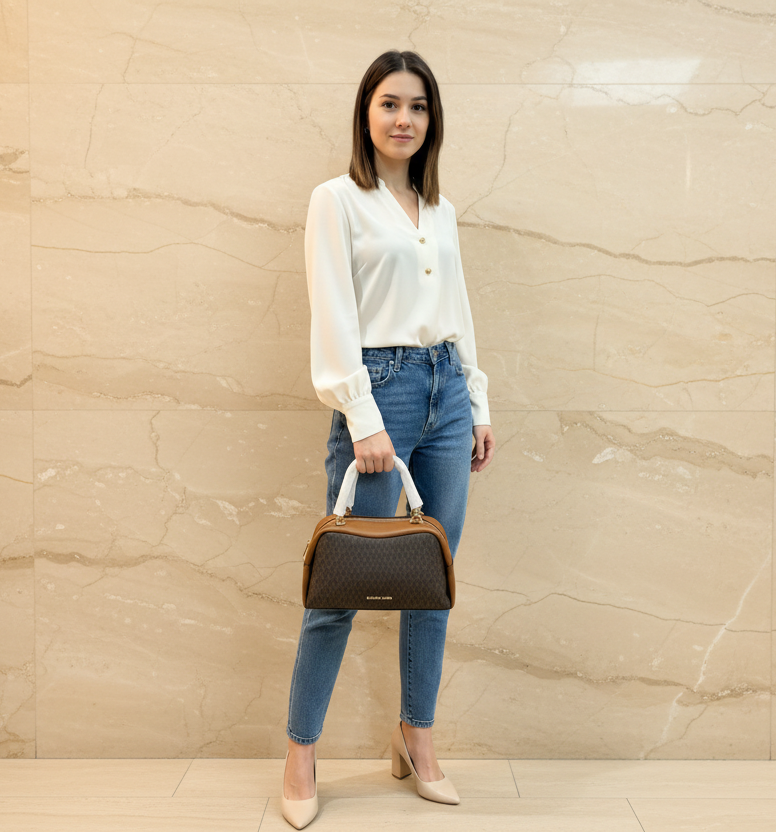 MICHAEL KORS CECILY SMALL SATCHEL WITH SLING STRAP