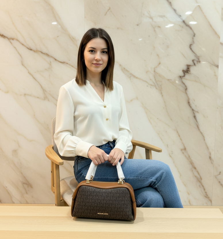 MICHAEL KORS CECILY SMALL SATCHEL WITH SLING STRAP