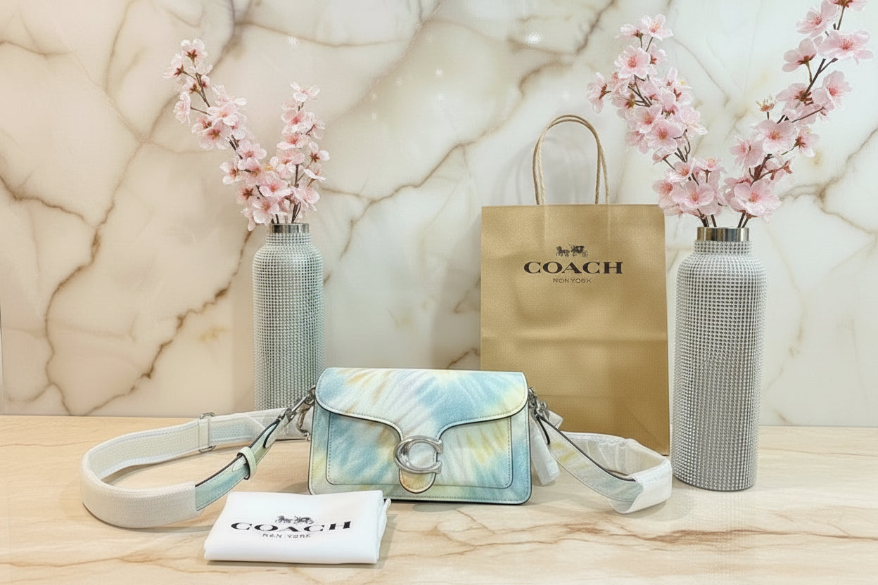 COACH TABBY 20 TIE DYE PRINT SHOULDER BAG/CROSSBODY BAG