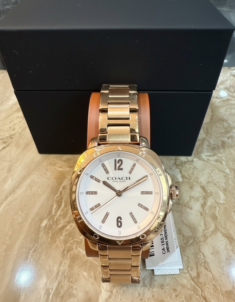 COACH KITT WATCH FOR WOMEN - ROSEGOLD