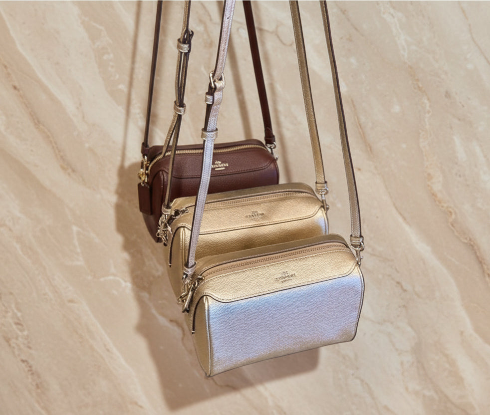 COACH BENETTE MICRO - PLATINUM GOLD