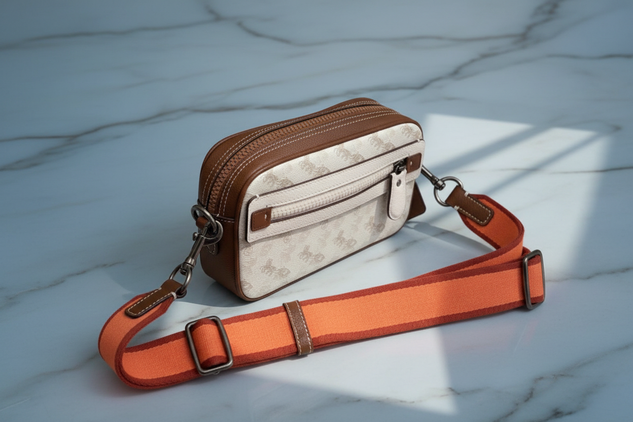 COACH ACADEMY CROSSBODY WITH HORSE & CARRIAGE PRINT