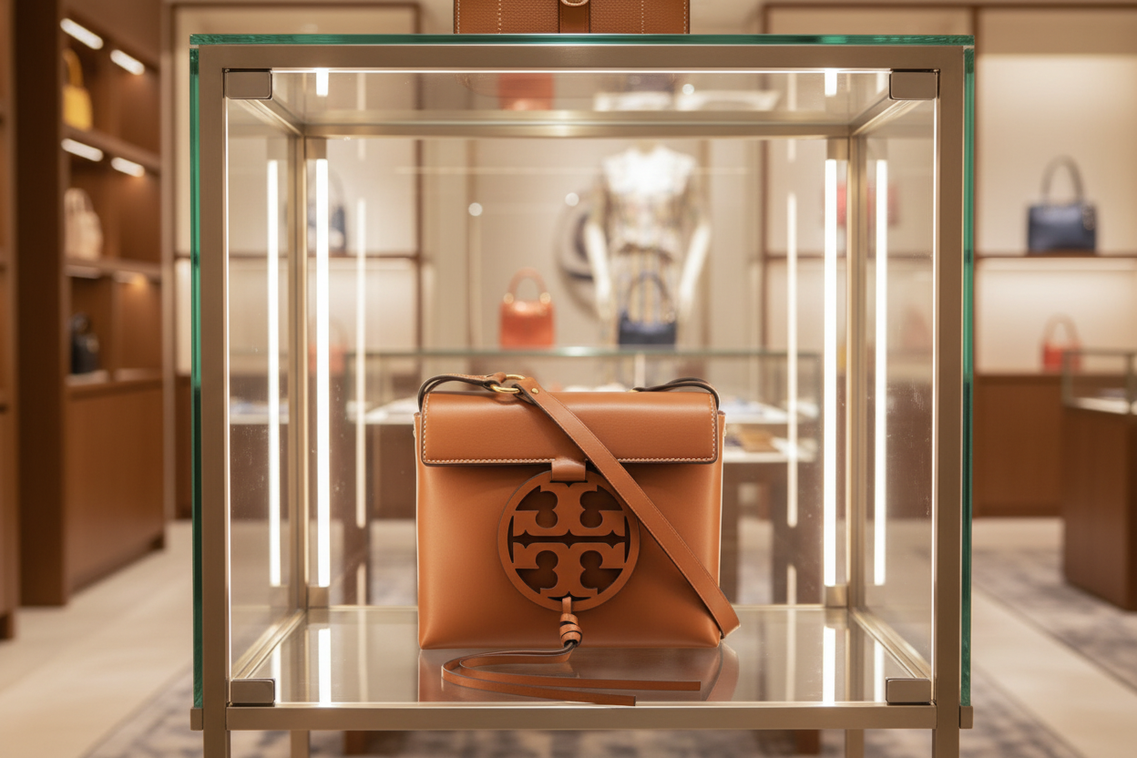 TORY BURCH MILLER CROSSBODY -  BROWN