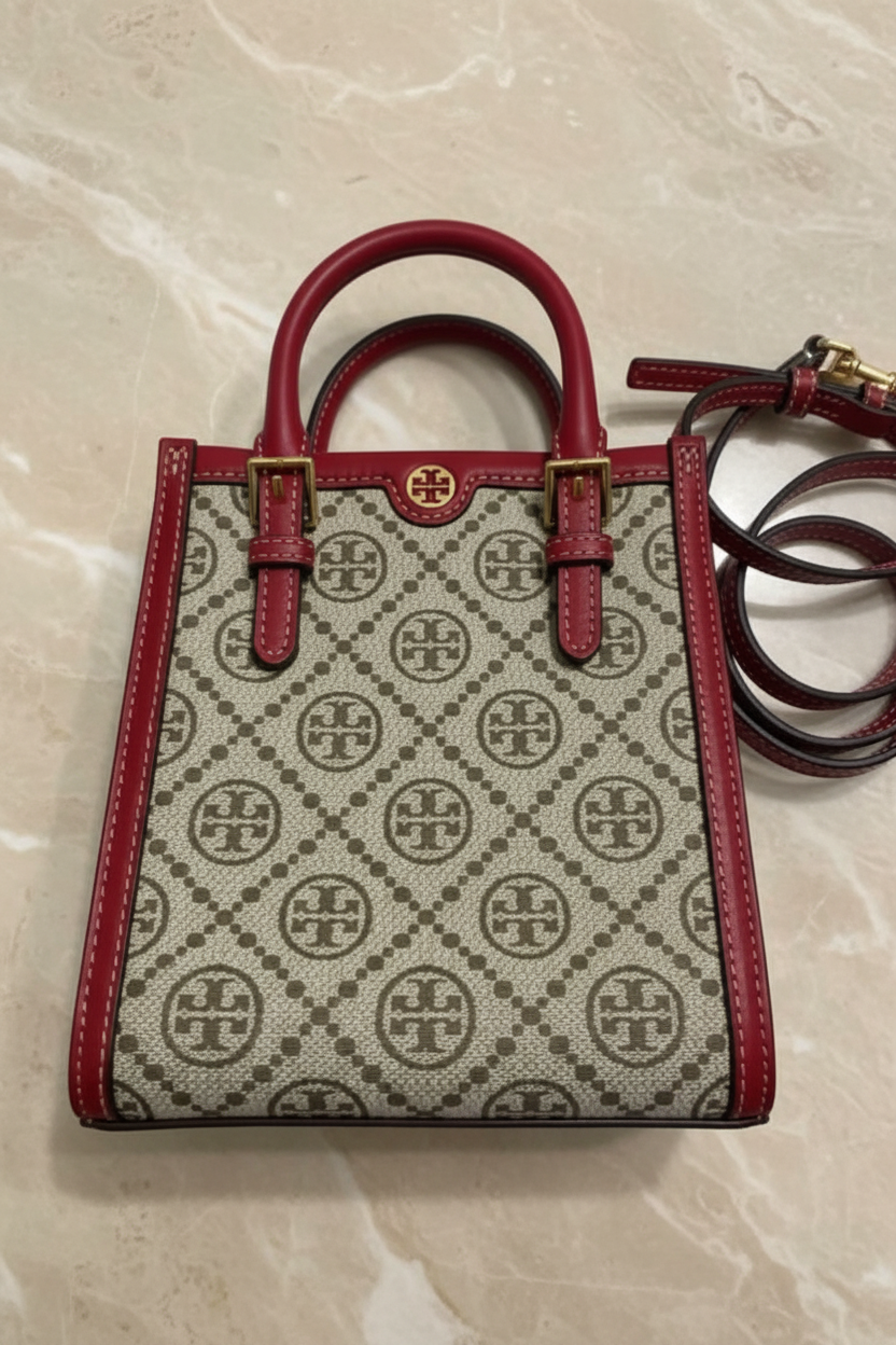 SALE‼️‼️TORY BURCH MINI JACQUARD T MONOGRAM TOTE -