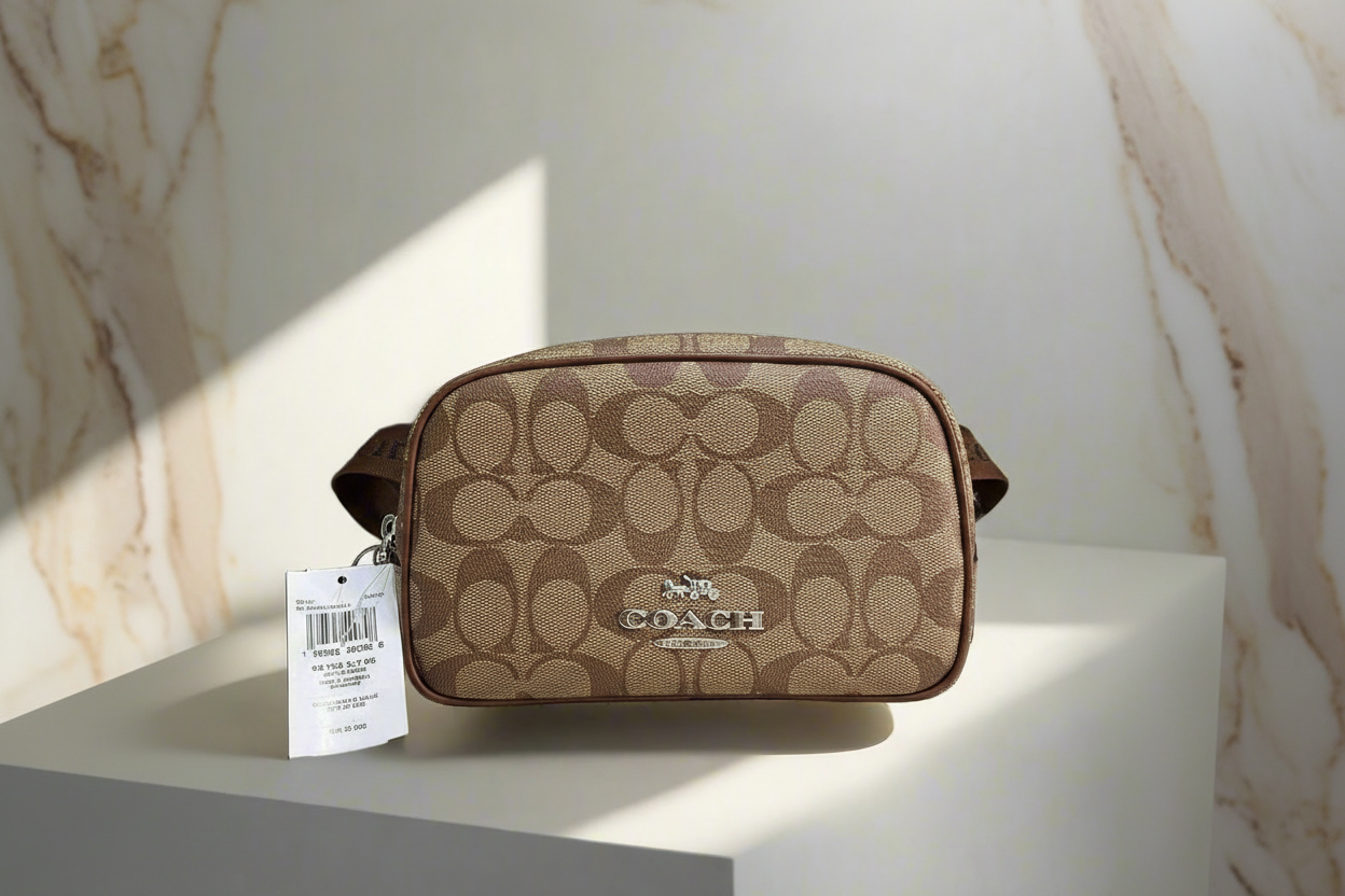 COACH PACE BODY BAG / BELTBAG - SIGNATURE BROWN