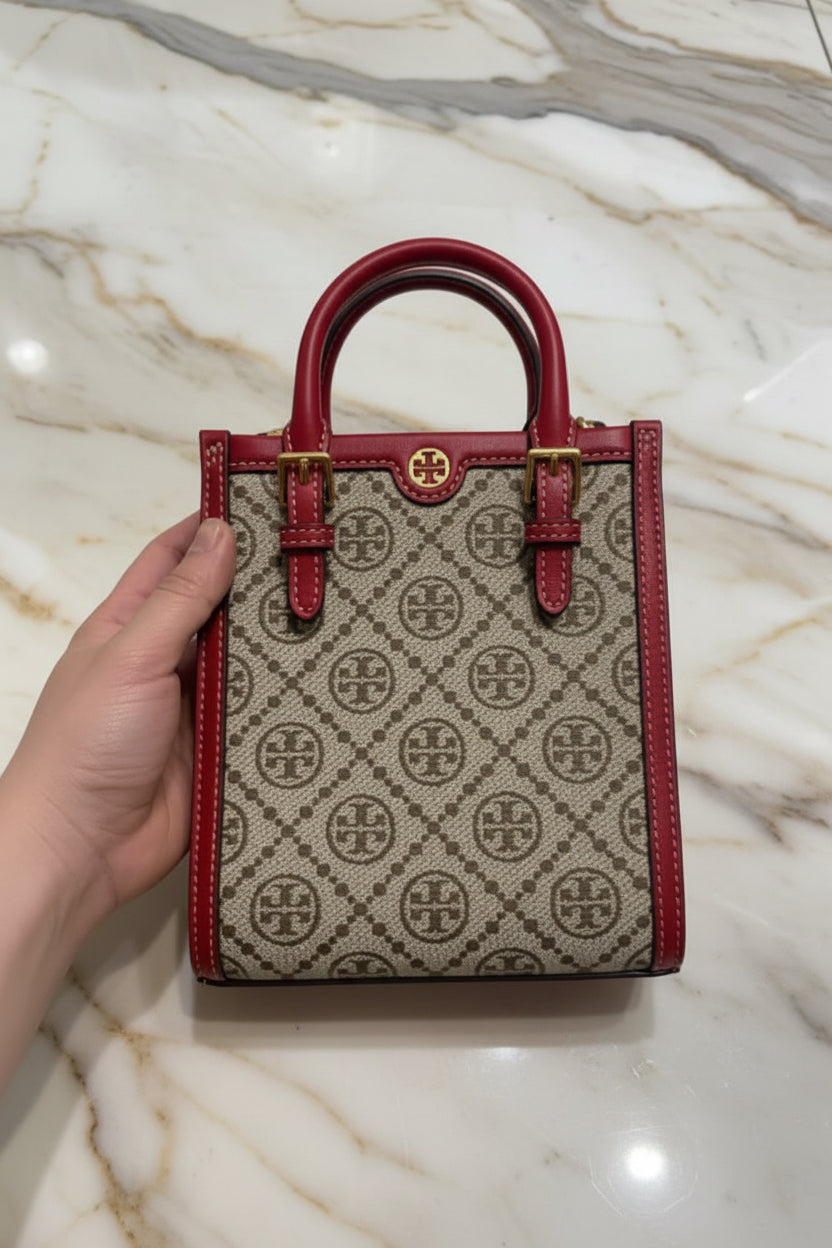 SALE‼️‼️TORY BURCH MINI JACQUARD T MONOGRAM TOTE -