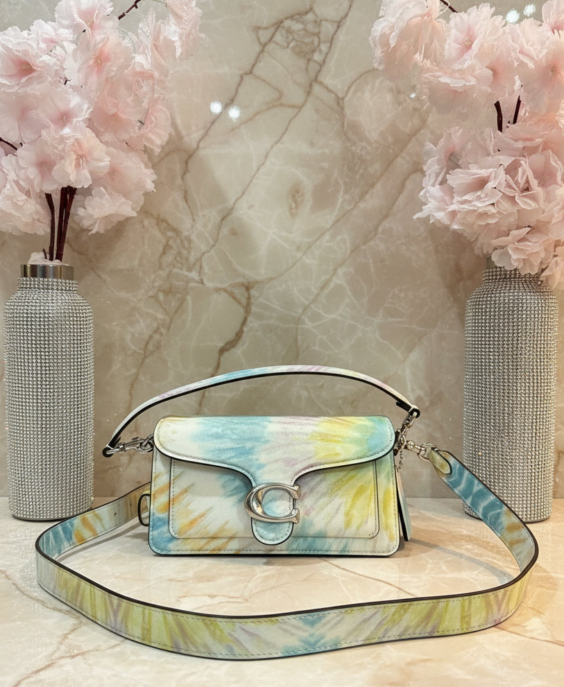 COACH TABBY 20 TIE DYE PRINT SHOULDER BAG/CROSSBODY BAG