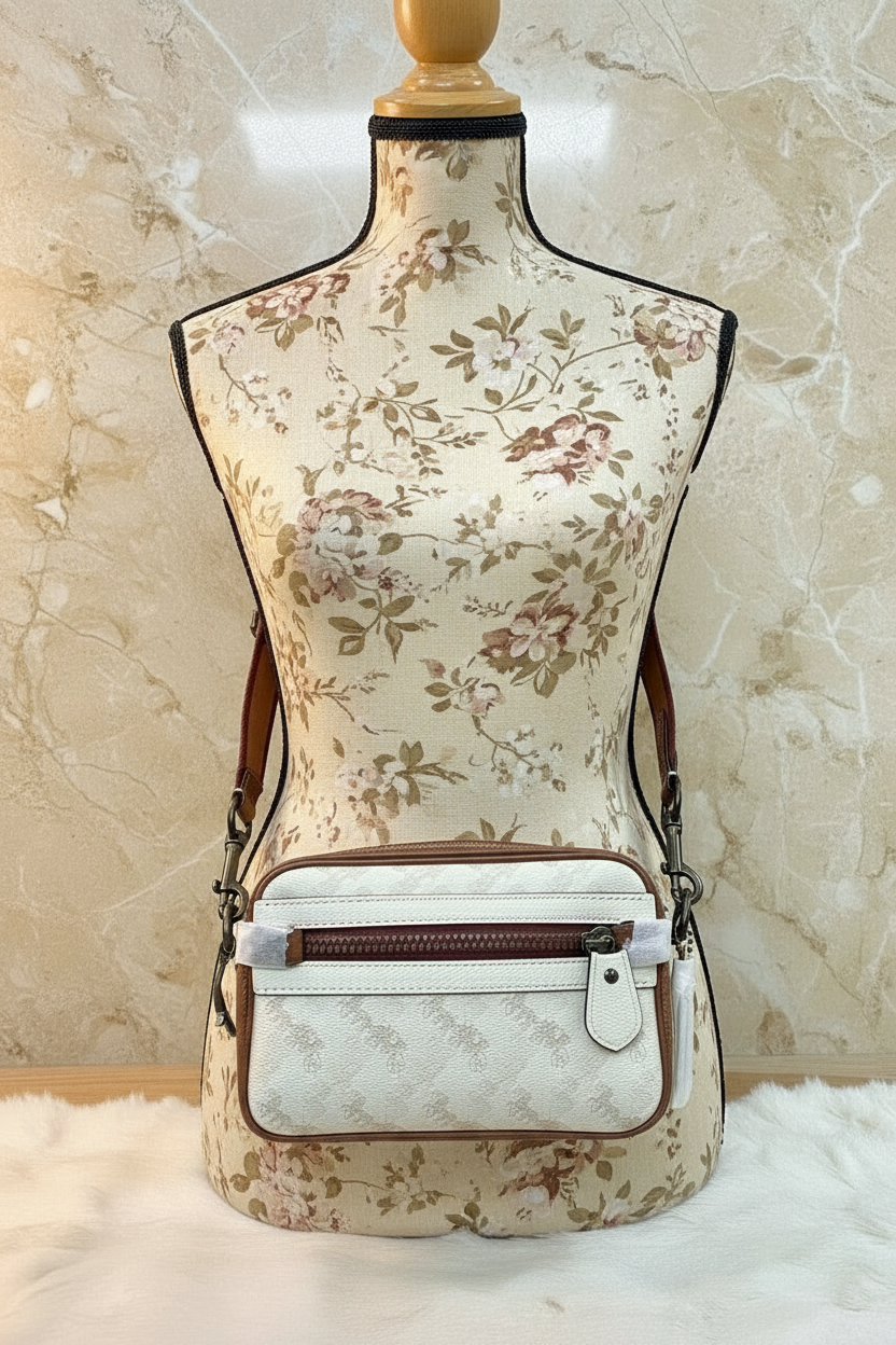 COACH ACADEMY CROSSBODY WITH HORSE & CARRIAGE PRINT