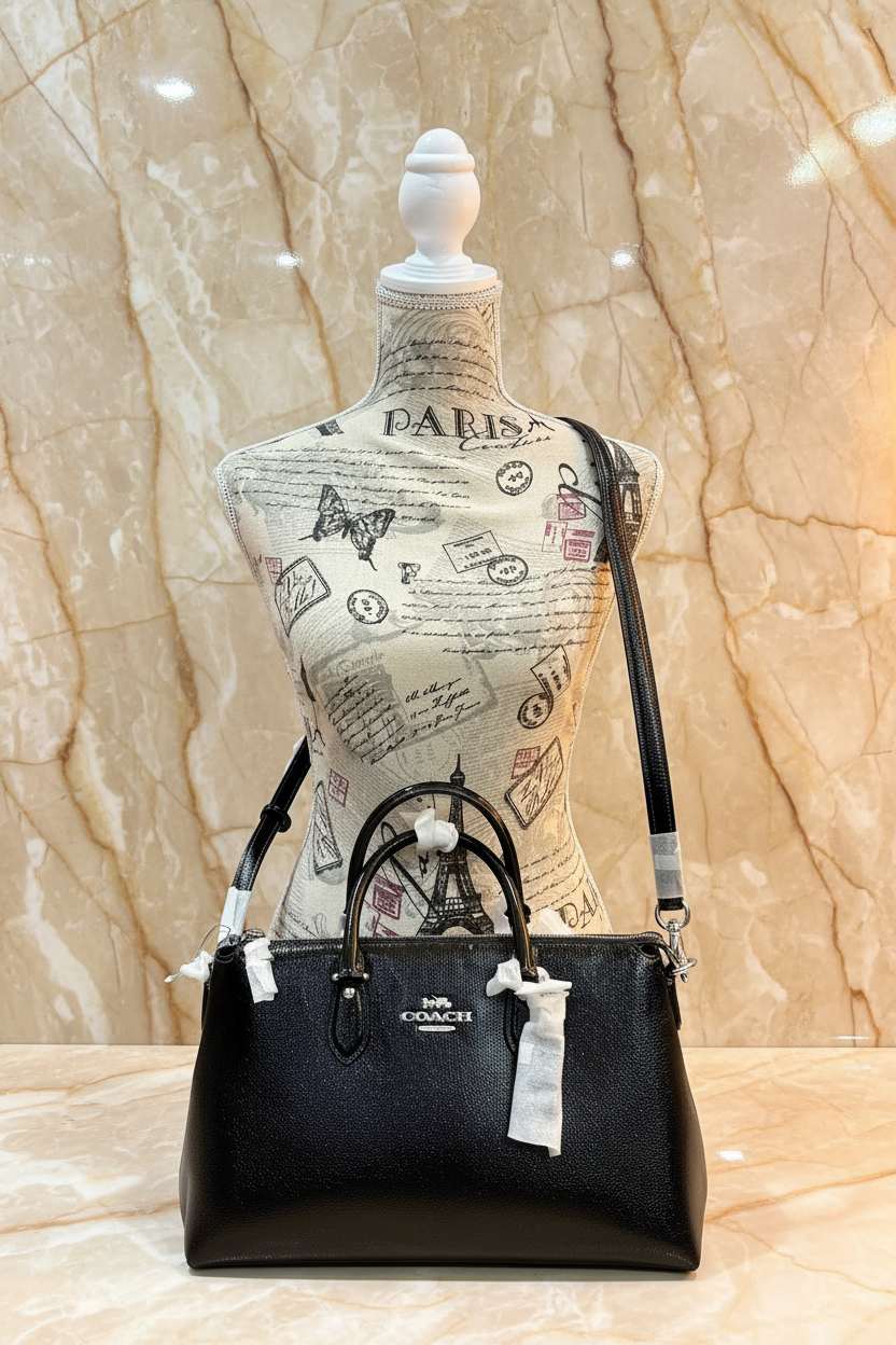 Coach Crinkled Patent Georgia Satchel