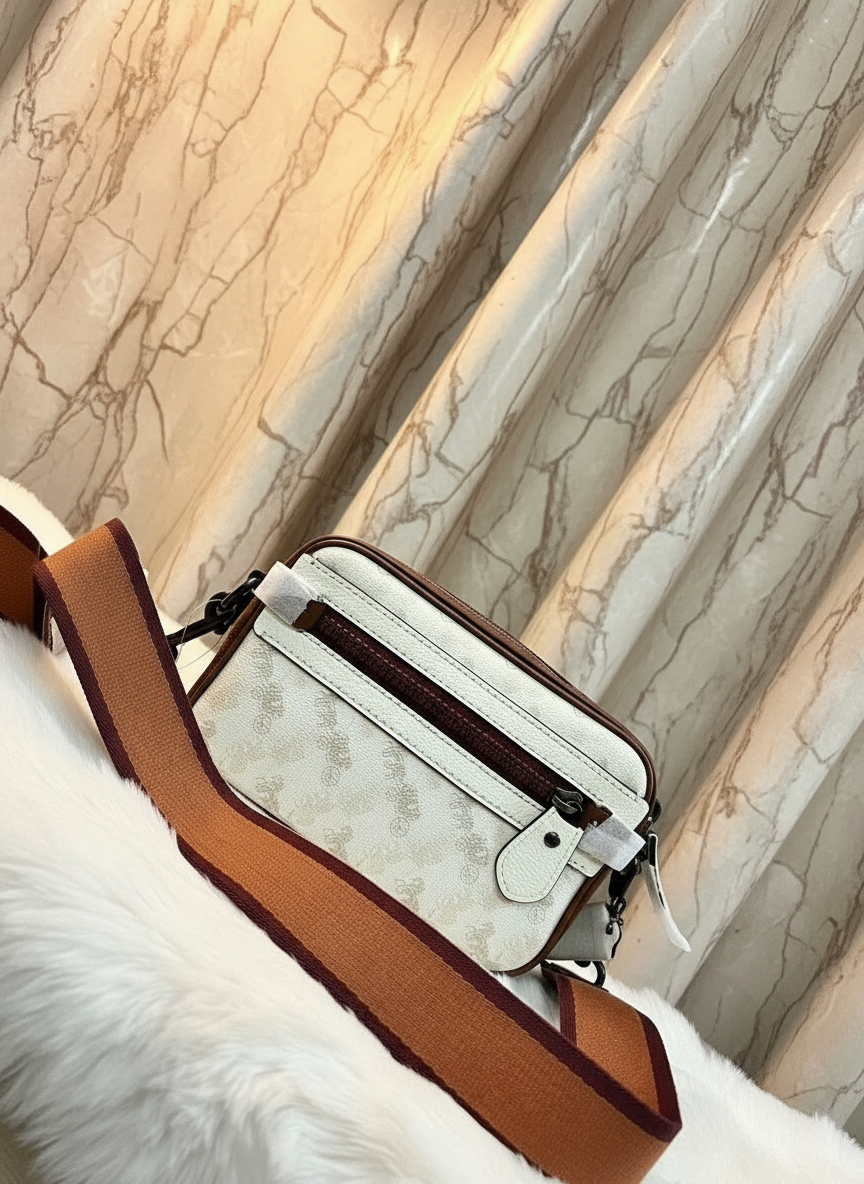 COACH ACADEMY CROSSBODY WITH HORSE & CARRIAGE PRINT