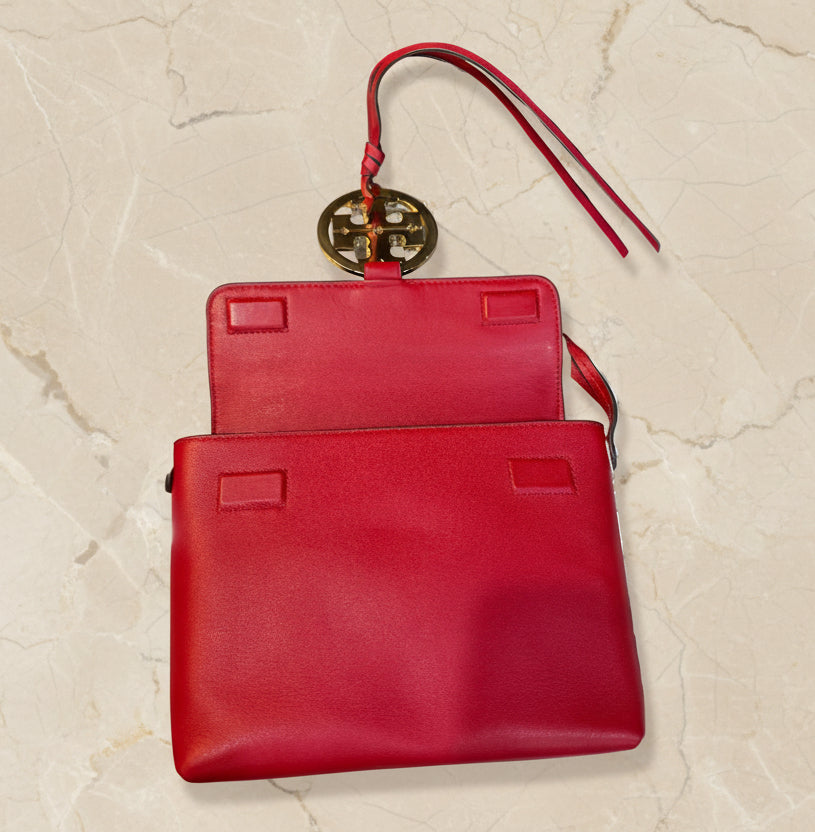 TORY BURCH MILLER STAINED GLASS LEATHER CROSSBODY