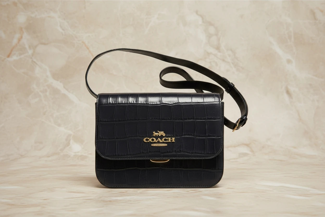 COACH BRYNN FLAP CROSSBODY - MIDNIGHT NAVY