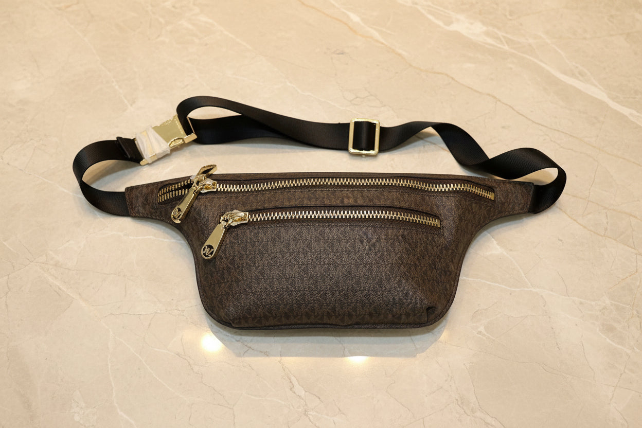 MICHAEL KORS FANNY PACK LOGO SLIM