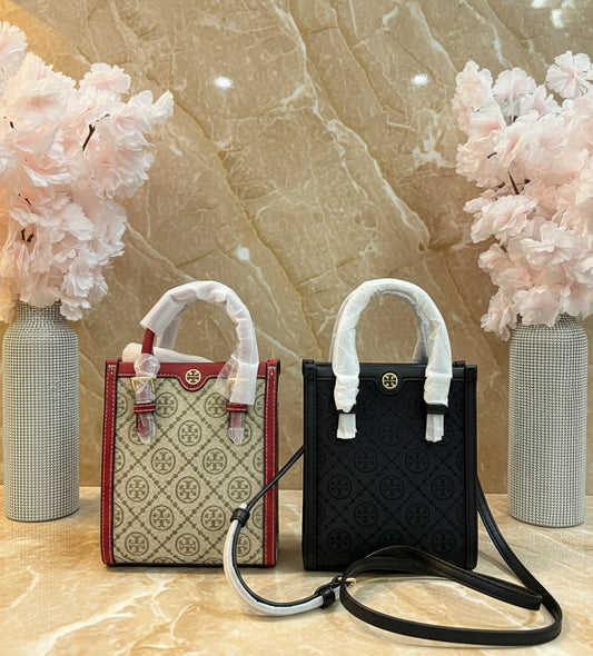 SALE‼️‼️TORY BURCH MINI JACQUARD T MONOGRAM TOTE -