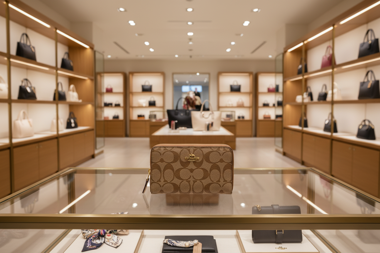 COACH MEDIUM ZIP AROUND WALLET