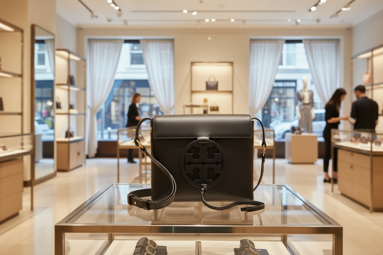 TORY BURCH MILLER CROSSBODY - BLACK