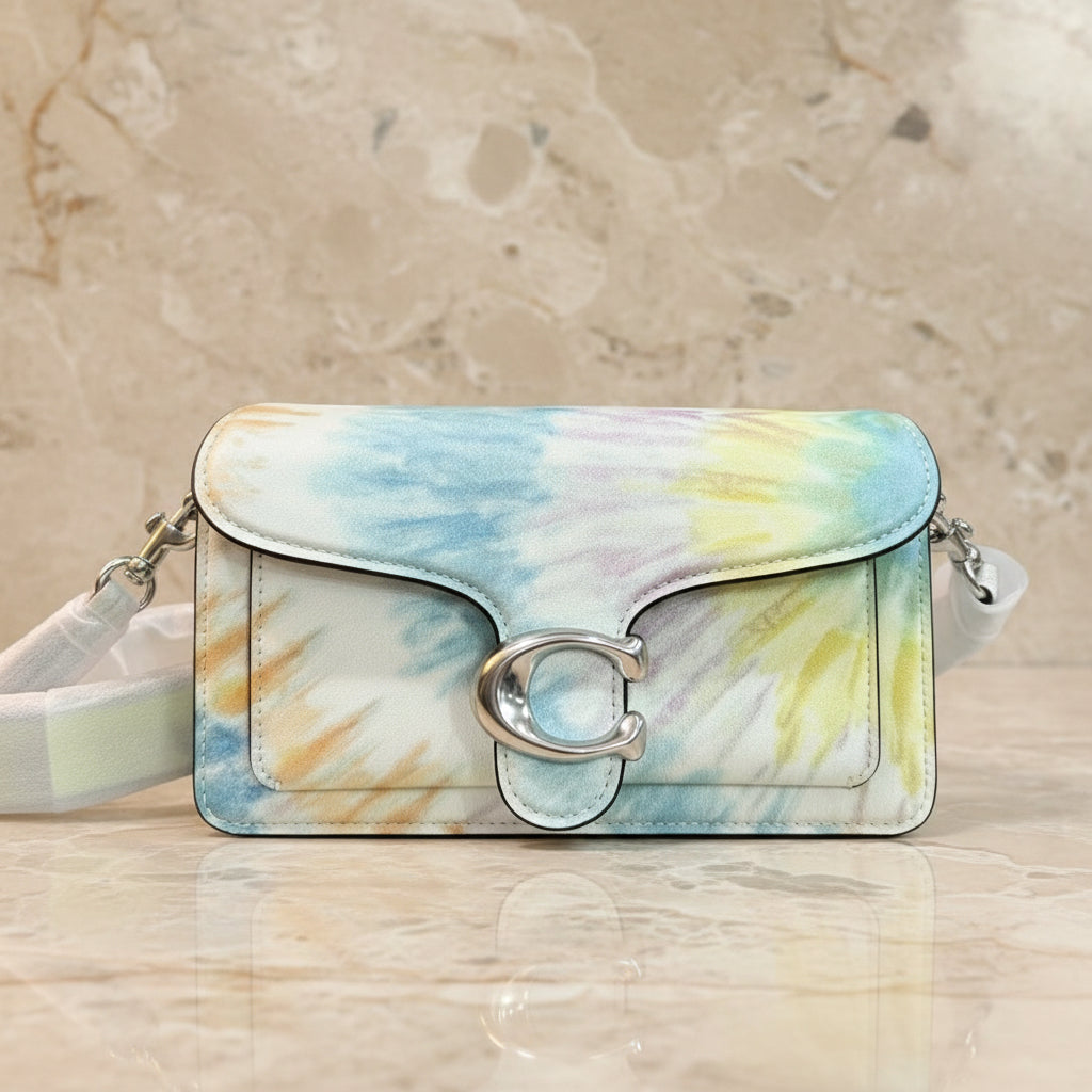 COACH TABBY 20 TIE DYE PRINT SHOULDER BAG/CROSSBODY BAG
