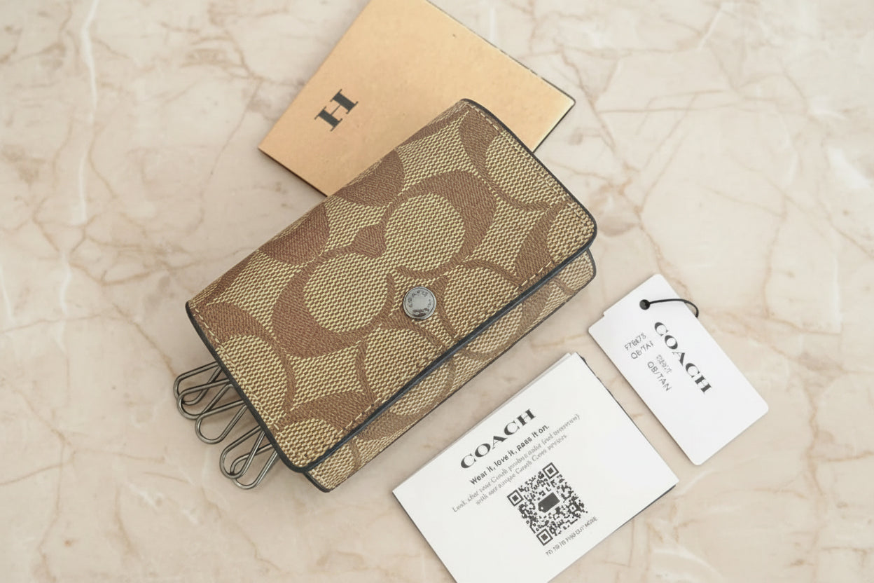 COACH FIVE RING KEY HOLDER