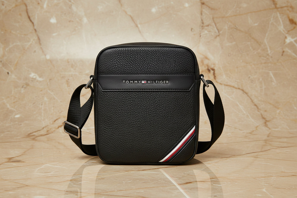 TOMMY HILFIGER MINI REPORTER MEN’S CROSSBODY BAG -