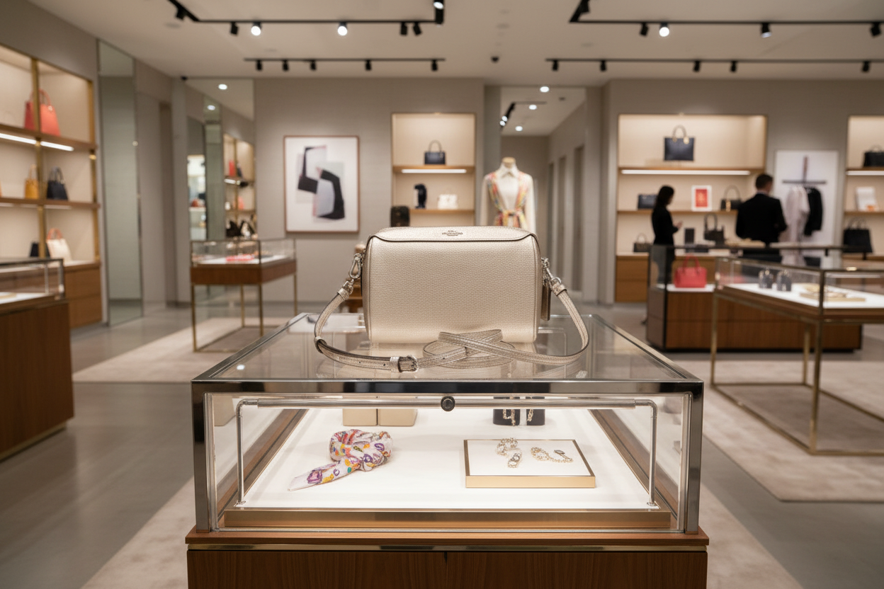 COACH BENETTE MICRO - PLATINUM GOLD