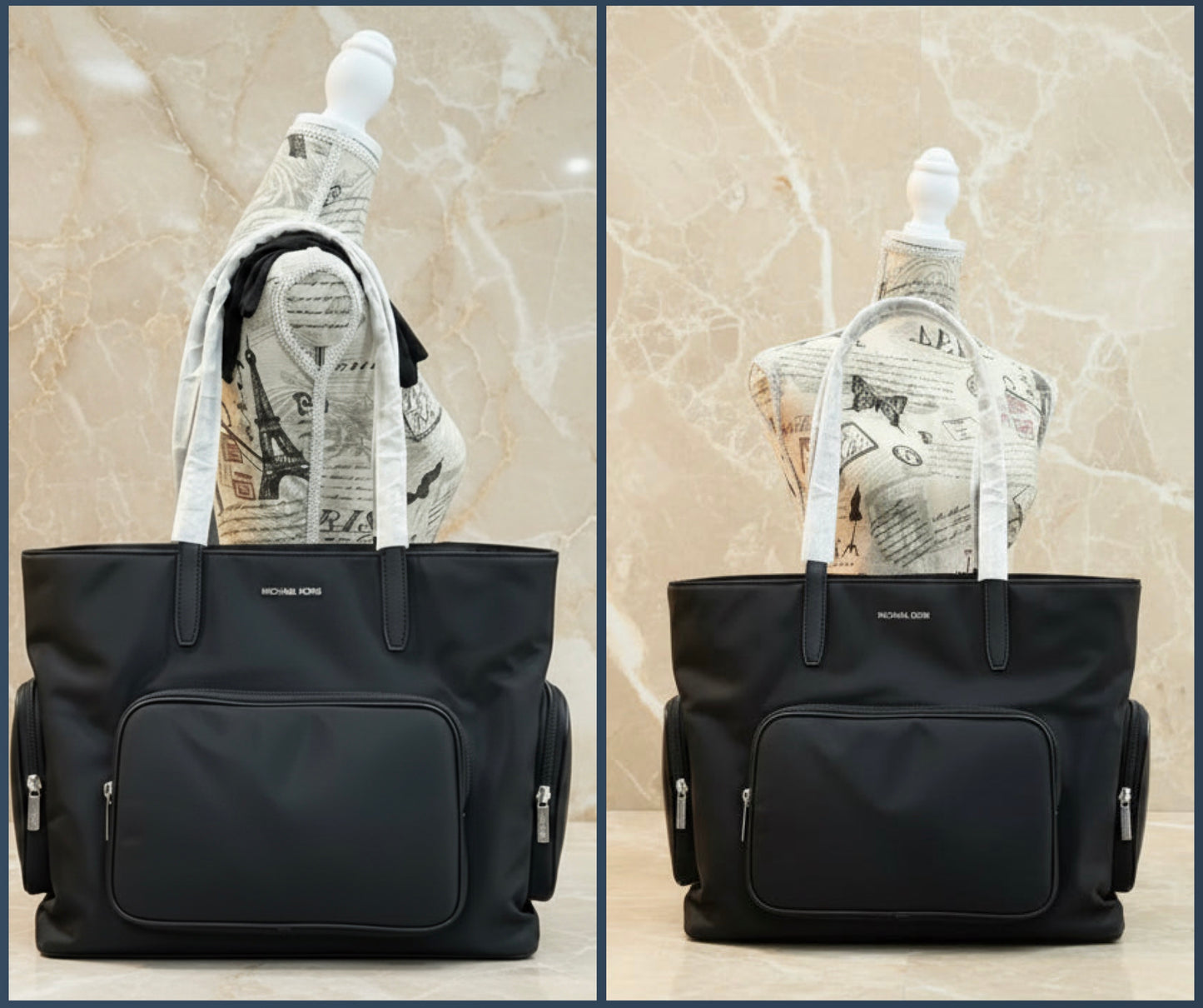 MICHAEL KORS KHAI LAPTOP TOTE - LARGE - BLACK