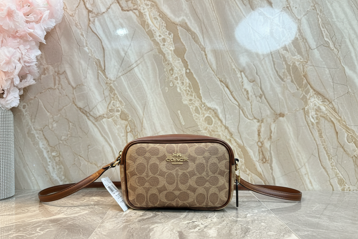 COACH MINI JAMIE - SALE‼️ WITH A TINY PEEL OFF IN FRONT - CAMERA BAG/CROSSBODY
