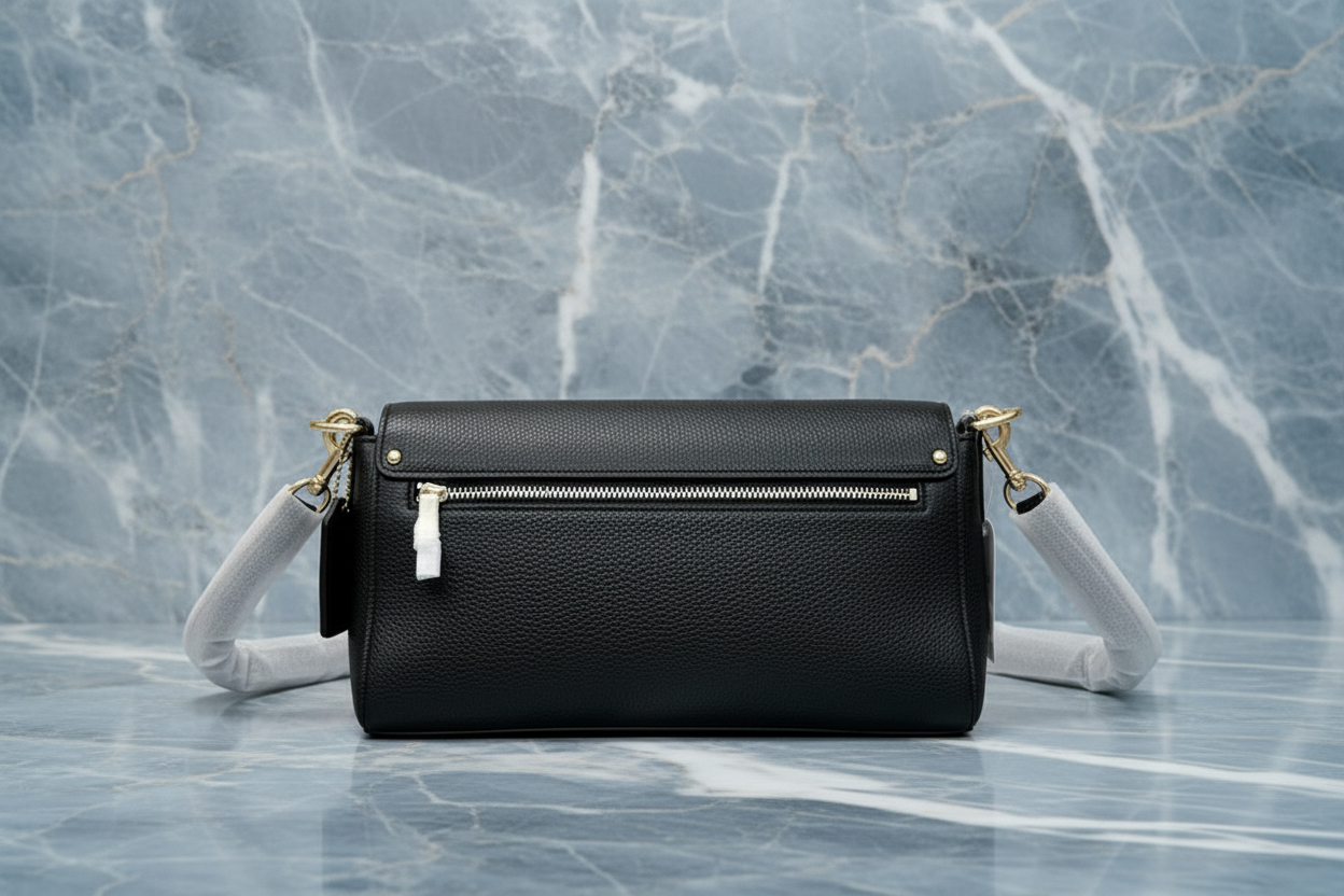 COACH JADE SHOULDER BAG/CROSSBODY BAG - SIGNATURE CANVAS & PEBBLE LEATHER