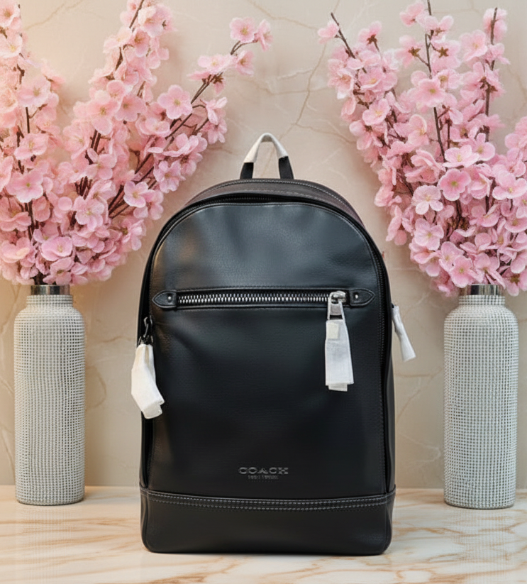 COACH GRAHAM SLINGPACK - BLACK LEATHER