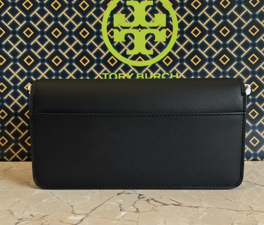TORY BURCH EMERSON CROSSBODY -  BLACK
