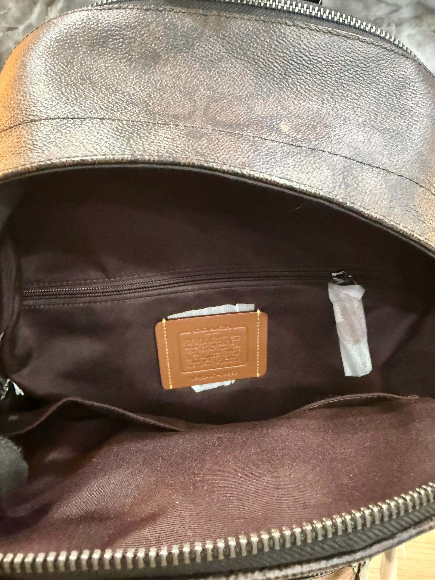 COACH MEN’S WEST BACKPACK IN BLOCKED SIGNATURE CANVAS