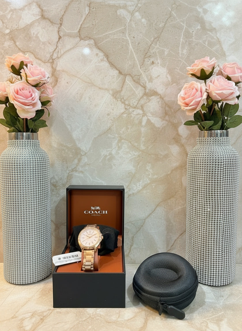 COACH KITT WATCH FOR WOMEN - ROSEGOLD