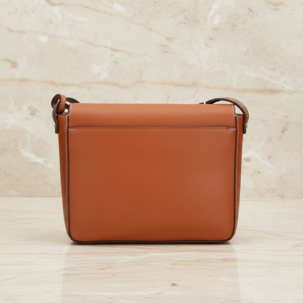 TORY BURCH MILLER CROSSBODY -  BROWN