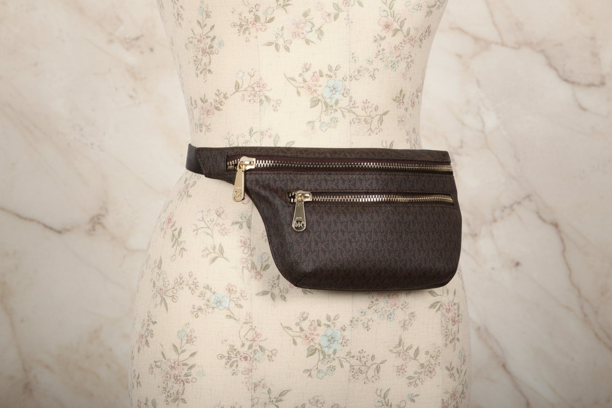 MICHAEL KORS FANNY PACK LOGO SLIM