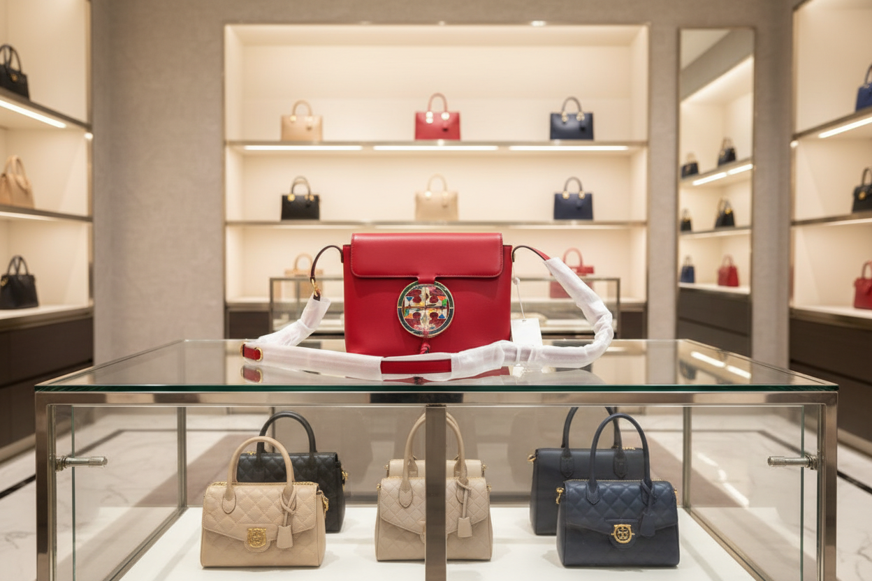 TORY BURCH MILLER STAINED GLASS LEATHER CROSSBODY