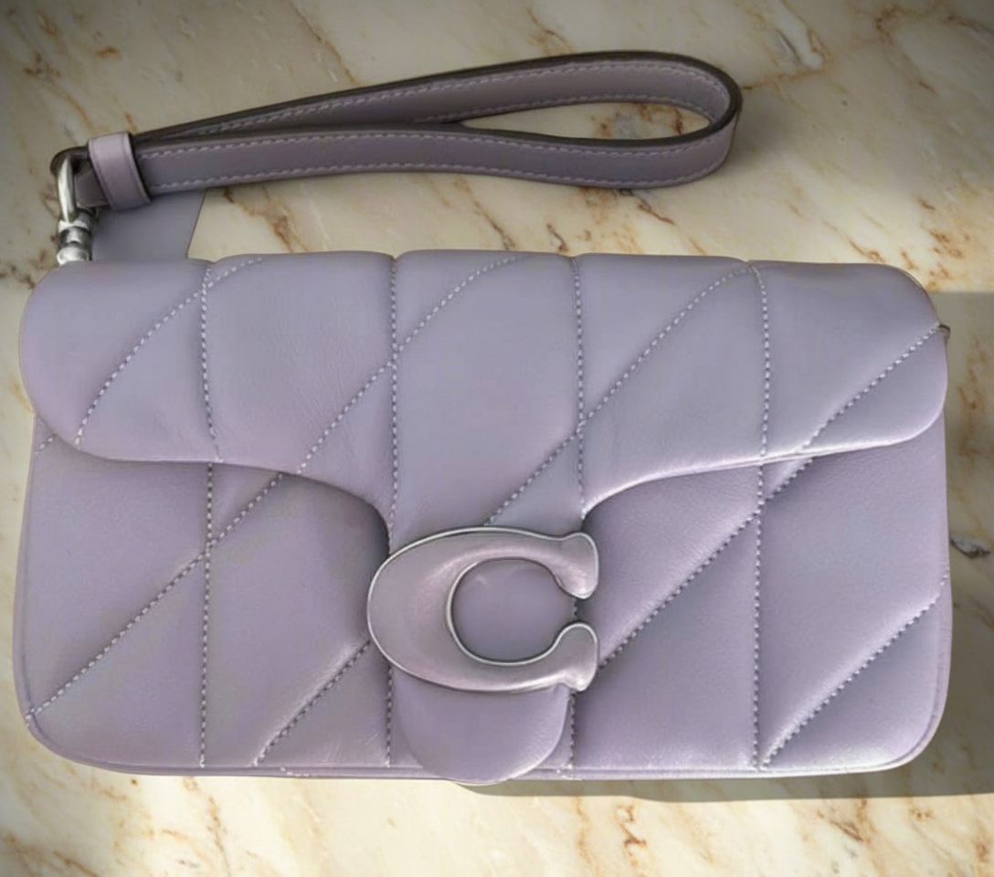 COACH PILLOW TABBY 18 WRISTLET/CROSSBODY - SOFTBPURPLE - NAPPA LEATHER