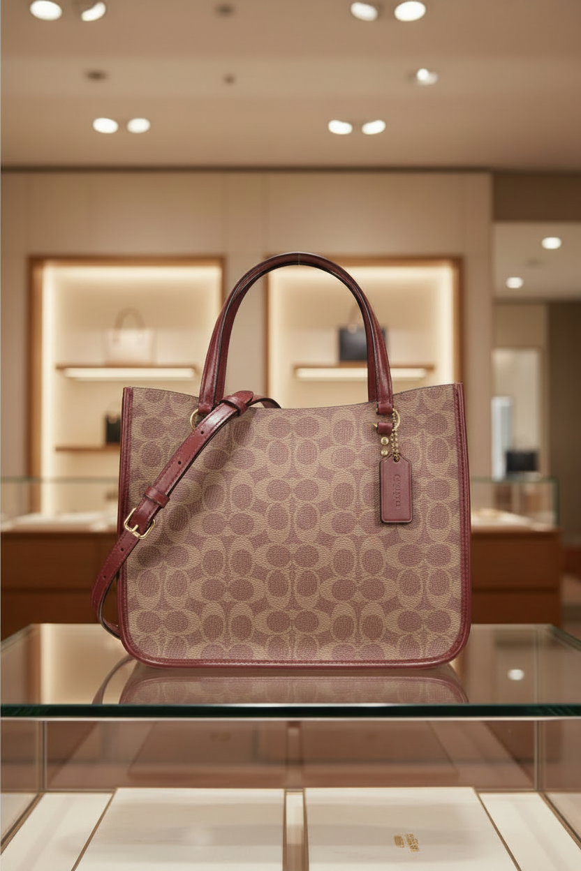 COACH TYLER CARRYALL 28 IN SIGNATURE CANVAS