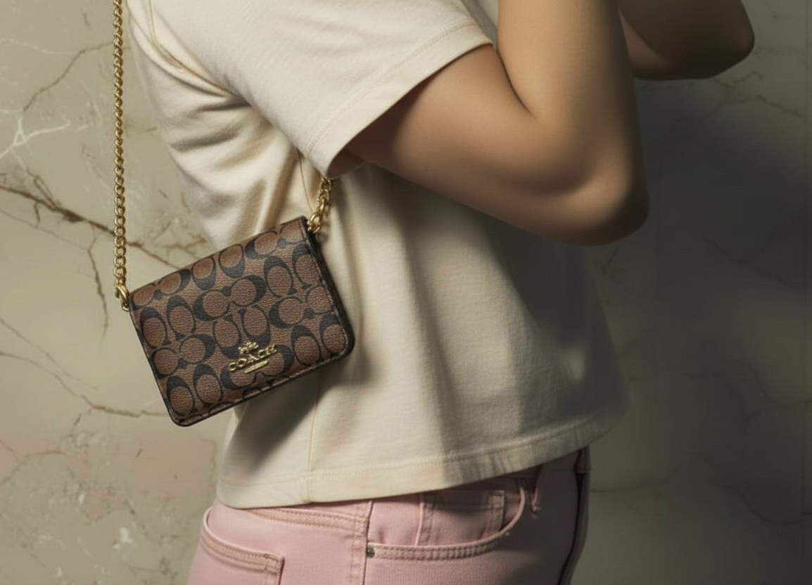 COACH MICRO SLING WALLET