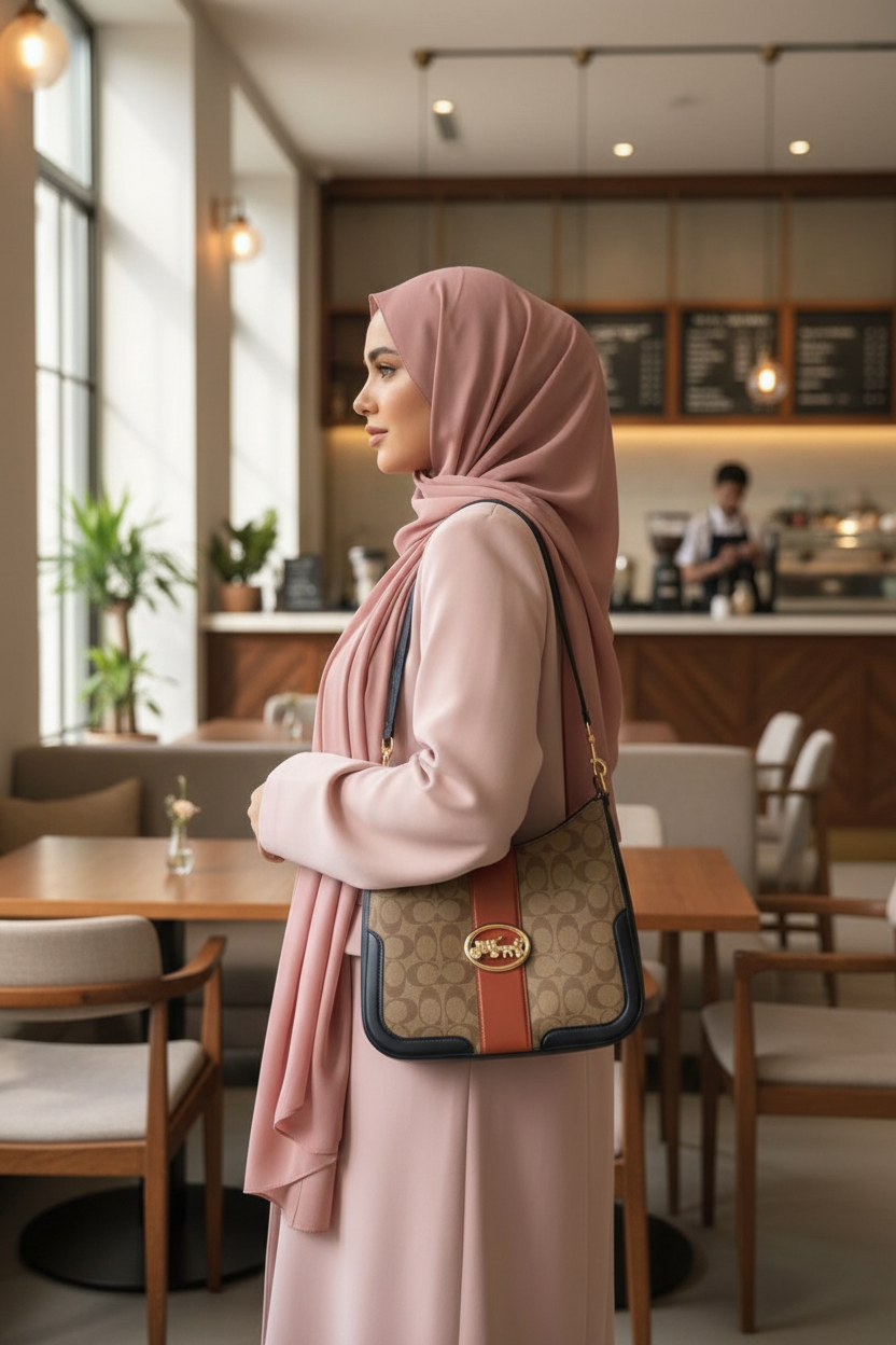 حقيبة كتف/حقيبة كروس بودي من كوتش جورجيا هوبو