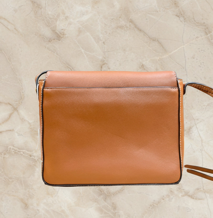 TORY BURCH MILLER CROSSBODY -  BROWN