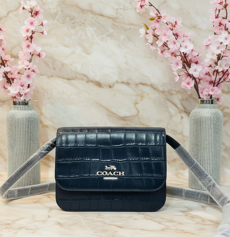 COACH BRYNN FLAP CROSSBODY - MIDNIGHT NAVY