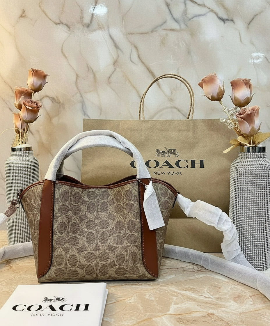 حذاء كوتش هادلي هوبو 21 - قماش مميز بلون بني صدئ