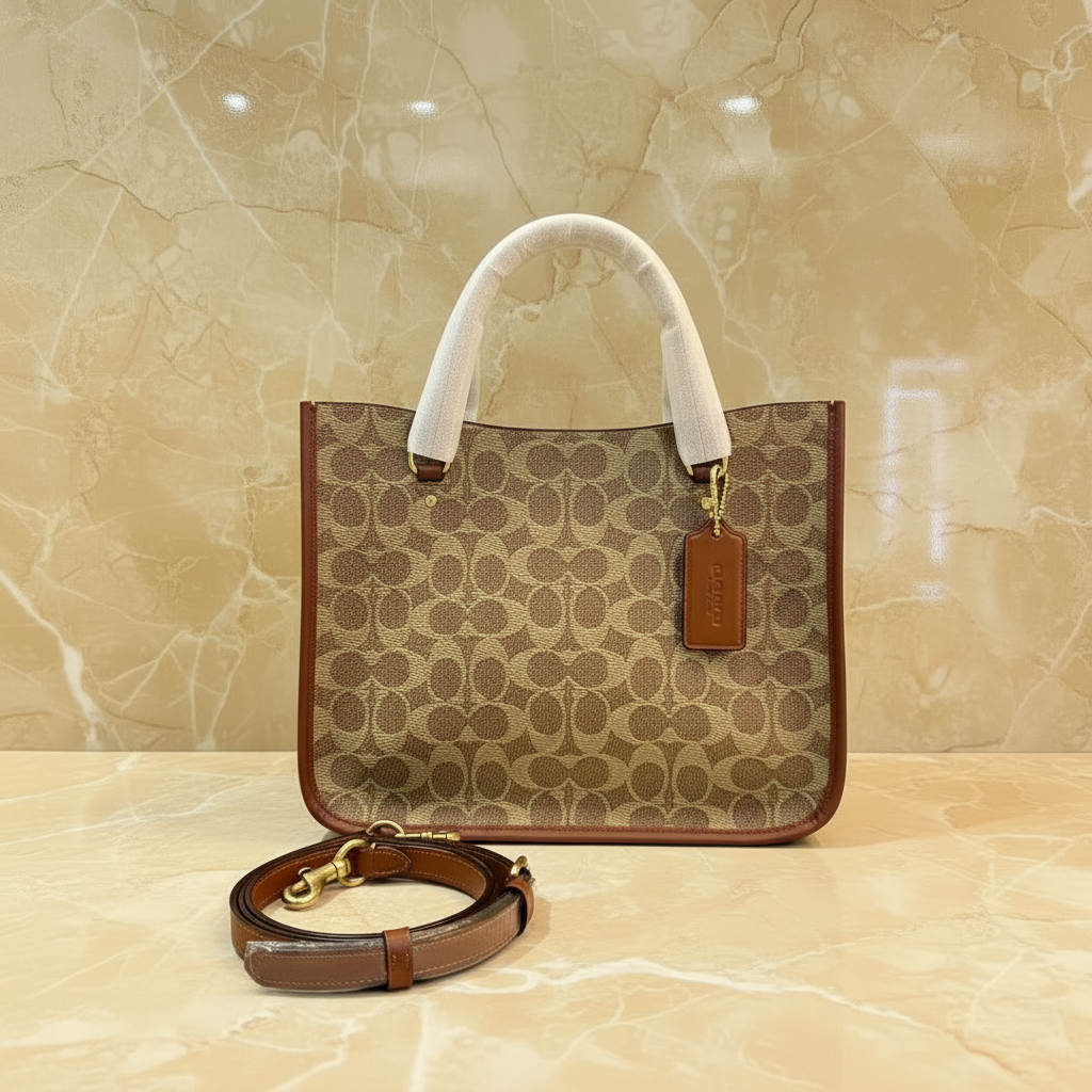 COACH TYLER CARRYALL 28 IN SIGNATURE CANVAS