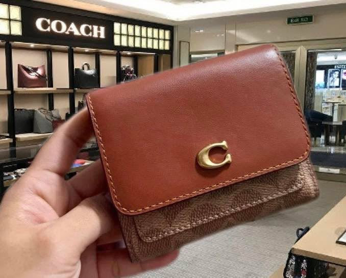 COACH MILA SMALL TRIFOLD WALLET